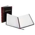 Office Jansan | Boorum & Pease L21-150-R 10.38 x 8.13 Sheets Data/Lab-Record Format Laboratory Notebook - Black/Red Cover image number 1