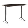  | Iceberg 69314 ARC 30 in. x 60 in. x 30 - 42 in. Height-Adjustable Table - Walnut/Gray image number 0