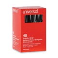  | Universal UNV15533 Medium 1 mm Black Ink Comfort Grip Retractable Ballpoint Pens (48/Pack) image number 0