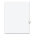 Office Jansan | Avery 01067 10-Tab 67 11 in. x 8.5 in. Preprinted Legal Exhibit Side Tab Index Dividers - White (25/Pack) image number 0