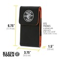 Cases and Bags | Klein Tools 55468 Phone Holder with Magnetic Closure and Belt Clip Fits iPhone, Google, LG, Samsung Phones - X-Large image number 2