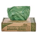 Trash Bags | Stout by Envision G3340E11 33 in. x 40 in., 1.1 mil, 33 gal. Controlled Life-Cycle Plastic Trash Bags - Green (40/Box) image number 1