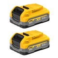 Batteries | Factory Reconditioned Dewalt DCBP320-2R (2) 20V MAX XR 3.5 Ah Lithium-Ion Battery image number 0