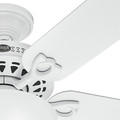 Ceiling Fans | Hunter 53059 52 in. Astoria White Ceiling Fan with LED image number 5