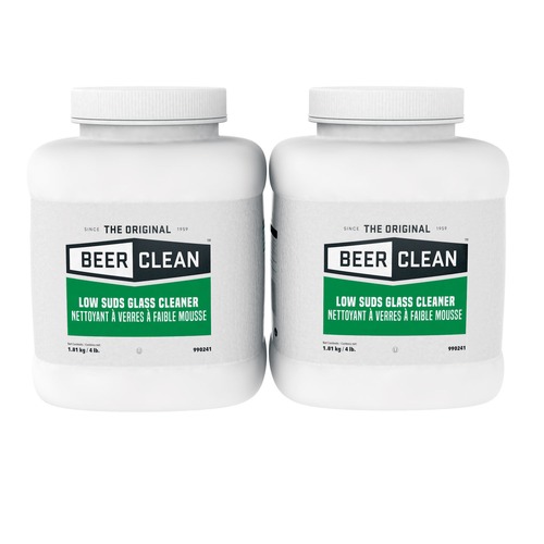 Early Labor Day Sale | Diversey Care 990241 Beer Clean Glass Cleaner, Unscented, Powder, 4 Lb. Container image number 0