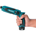 Impact Drivers | Makita TD021DSE 7.2V Cordless Lithium-Ion 1/4 in. Hex Impact Driver Kit image number 5