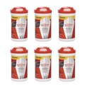 Office Jansan | Sani Professional P66784 175 Wipes Unscented No-Rinse Sanitizing Multi-Surface Wipes - White (6/Carton) image number 0