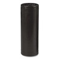 Office Jansan | Earthsense Commercial 1507102 56 Gallon 1.25 mil. 43 in. x 48 in. Linear Low Density Recycled Can Liners - Black (100/Carton) image number 3