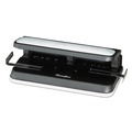 Office Jansan | Swingline A7074300E 32-Sheet Easy Touch 2- to 3-Hole Punch with Cintamatic Centering - Black/Gray image number 1