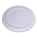 Food Trays, Containers, and Lids | WinCup 221935 Slotted Plastic Lids for 12 oz to 24 oz Cold Cups and Bowls - Translucent (1000/Carton) image number 0