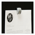 Paper Clips, Binder Clips, & Fasteners | Advantus 91172 Grip-A-Clip 0.13 in. Jaw Capacity Magnetic/Adhesive Clips - Gray (10/Box) image number 1