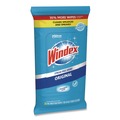Cleaning Cloths | Windex 378032 7 in. x 8 in. Glass and Surface Wet Wipe - Unscented/White (12/Carton) image number 2