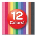 Paper & Printables | Crayola 99-3200 9 in. x 12 in. Construction Paper - Assorted Colors image number 3