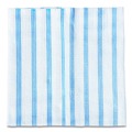 Bulk Savings Pricing 2 | Rubbermaid Commercial HYGEN 2134283 12 in. x 12 in. Disposable Microfiber Cleaning Cloths - White/Blue Stripe (600/Carton) image number 3