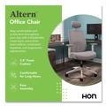 Office Chairs | HON HPTCC1T1UM.WHT Altern Mesh Back Task Chair, 17.95 to 21.1 Seat Height, Gray Seat, Gray/White Back, White Base image number 9