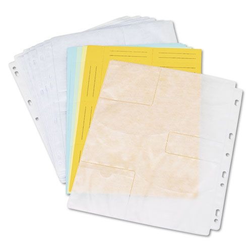  | Innovera IVR39301 Two-Sided CD/DVD Pages for a Three-Ring Binder - Clear (10/Pack) image number 0