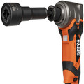 Drill Accessories | Klein Tools BAT20LWA 90-Degree Impact Wrench 7/16 in. Adapter image number 8