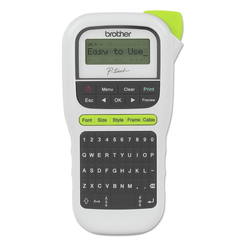 Bulk Savings Pricing 2 | Brother P-Touch PTH110 PT-H110 4.5 in. x 6.13 in. x 2.5 in. 2 Lines Easy Portable Label Maker image number 0