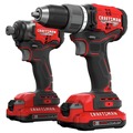 Combo Kits | Factory Reconditioned Craftsman CMCK211C2R V20 BRUSHLESS RP Lithium-Ion 1/2 in. Cordless Drill Driver and 1/4 in. Impact Driver Combo Kit (1.5 Ah) image number 1