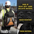 Cases and Bags | Klein Tools 55421BP-14 Tradesman Pro 14 in. Tool Bag Backpack - Black image number 8