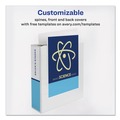 Office Jansan | Avery 05741 3 Round Rings 3 in. Capacity 11 in. x 8.5 in. Economy View Binder - White image number 2