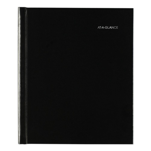 | AT-A-GLANCE G400H00 12-Month: Jan 2026 to Dec 2026 8.5 in. x 7 in. DayMinder Hard-Cover Unruled Monthly Planner with Memo Section - Black Cover image number 0