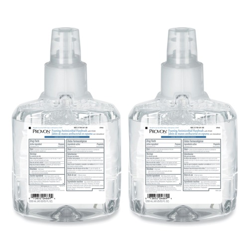 Office Jansan | PROVON 1941-02 1200 mL Clear and Mild Foam Hand Wash Refill - Unscented (2/Carton) image number 0