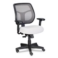 Office Chairs | Eurotech MT9400SR 18.1 in. to 21.7 in. Seat Height Apollo Mid-Back Mesh Chair - Silver Seat, Silver Back, Black Base image number 5