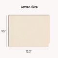 File Folders | Smead 34220 0.75 in. Expansion 4-Fastener Folder with Divider - Letter Size/Manila Exterior (50/Box) image number 5