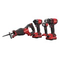 Combo Kits | Craftsman CMCK420D2 V20 Brushless Lithium-Ion Cordless 4-Tool Combo Kit with (2) 2 Ah Batteries image number 0