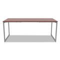  | Alera ALELSTB30GR Open Office Desk Series 47.25 to 70.78w x 29.5d x 28.5h Adjustable O-Leg Desk Base - Silver image number 6
