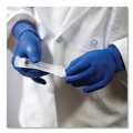 Disposable Gloves | Ammex GPLHD88100 11.6 in. Long 13 mil Powder-Free Latex Exam Gloves - X-Large/Blue (500/Carton) image number 4