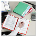 File Folders | Smead 14936 2 in. Expansion Colored Pressboard Folders with 2 SafeSHIELD Fasteners - Letter Size/Bright Red (25/Box) image number 4