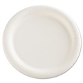  | AJM Packaging Corporation AJM CP9AJCWWH14 9 in. Premium Coated Paper Plates - White (125/Pack, 4 Packs/Carton) image number 2