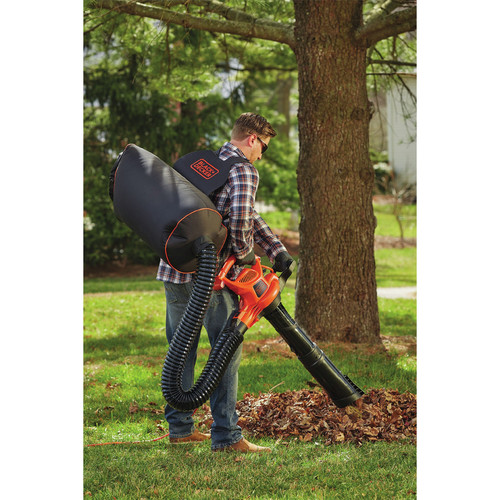 Black and Decker BEBLV300 Garden Vacuum and Leaf Blower with Back Pack  Collection