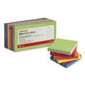 Notebooks & Pads | Universal 490610 3 in. x 3 in. Ultra Sticky Note Pads - Assorted (12/Pack) image number 1