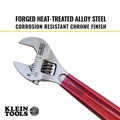 Adjustable Wrenches | Klein Tools D506-4 4 in. Plastic Dipped Adjustable Wrench - Transparent Red Handle image number 3