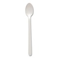 Cutlery | SOLO MSWD-0007 Soda Spoon Plastic Specialty Cutlery - White (1000/Carton) image number 1