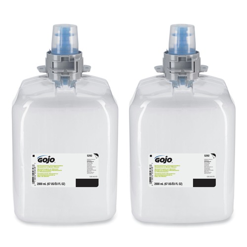 Labor Day Sale! Save $30 off $199! | GOJO Industries 5292-02 2,000 mL Invigorating 3-in-1 Shampoo and Body Wash - Botanical Scent (2/Carton) image number 0