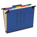 Office Jansan | Pendaflex SER-2-BL Personnel Folders, 1/3 Cut Hanging Top Tab, Letter, Blue image number 0
