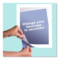  | Deflecto 68886W Self Adhesive Sign Holders with 11 in. x 17 in. Insert - Clear with White Border (2/Pack) image number 6