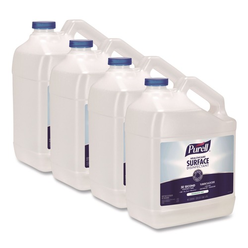 Cleaning & Janitorial Supplies | PURELL 4340-04 Healthcare 1 Gallon Surface Disinfectant - Fragrance-Free (4/Carton) image number 0