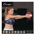 Toys | Champion Sports MB4 4 lbs. Rhino Leather Medicine Ball - Red/White image number 2