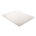  | Deflecto CM14443F SuperMat Rectangle Flat Medium Pile Carpet Frequent Use 46 in. x 60 in. Chair Mat - Clear image number 1