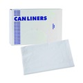Office Jansan | Boardwalk H6639TWK 33 in. x 39 in. 33 gal. 0.9 mil Linear Low Density Industrial Can Liners - White (100/Carton) image number 0