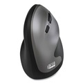 Office Electronics & Batteries | Adesso A20 iMouse A20 2.4 GHz Frequency 33 ft. Wireless Range Right Hand Use Antimicrobial Vertical Wireless Mouse - Black/Granite image number 2