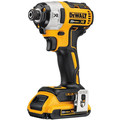 Impact Drivers | Factory Reconditioned Dewalt DCF887D2R 20V MAX XR Cordless Lithium-Ion 1/4 in. 3-Speed Impact Driver Kit with (2) 2.0 Ah Battery Packs image number 1