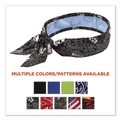 Cooling Gear | Ergodyne 12569 Chill-Its 6700CT One Size Fits Most Cooling Bandana PVA Tie Headband - Skulls image number 4