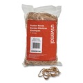  | Universal UNV00154 1 lbs. Assorted Gauge Rubber Bands - Size 54, Beige (1/Pack) image number 0