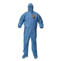 Bib Overalls | KleenGuard KCC 45355 A65 Flame-Resistant Hood and Boot Coveralls - 2XL, Blue (25/Carton) image number 0